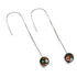 New Green Agate | .925 Sterling Silver | Gemstone Chain Drop Threader Earrings